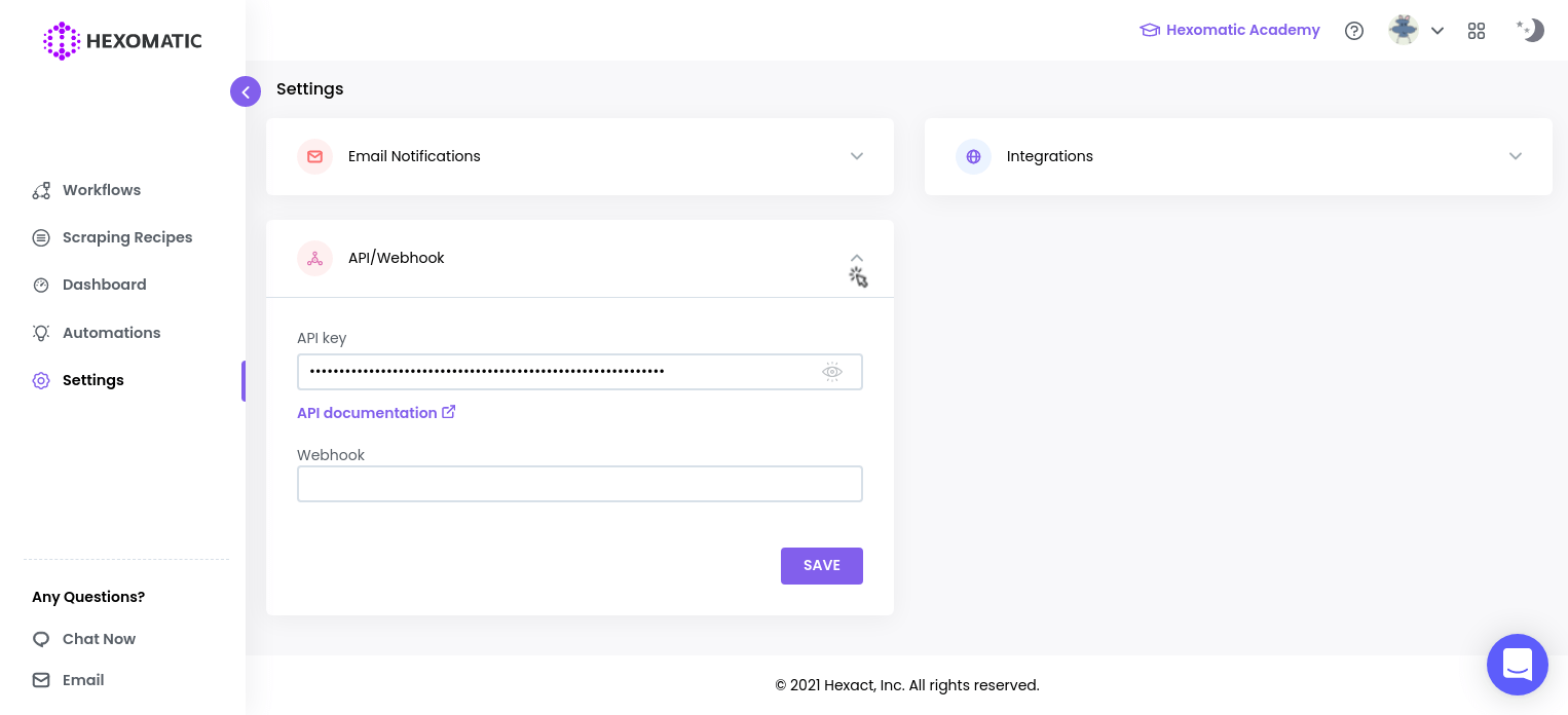 webhook